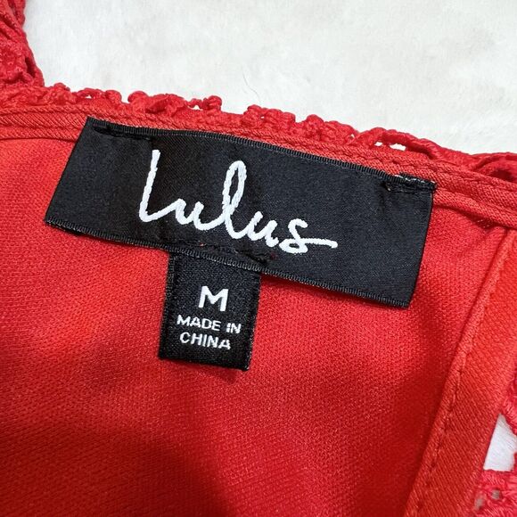 Lulu's Red Flutter Sleeve Bodycon Mini Dress - Picture 15 of 15